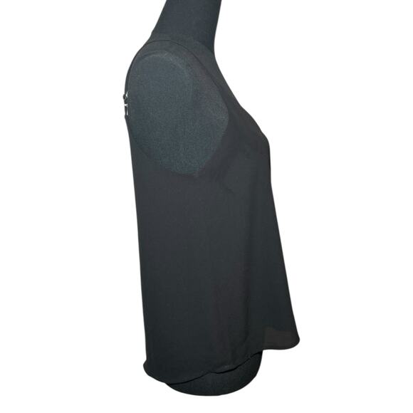 Lush Black Keyhole Boho Y2K Hi-Low Tank Top – Adjustable Straps – Women’s Small - Picture 3 of 5